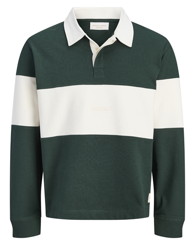 Jack & Jones Junior - JORFrederiksberg Blocking Sweat Polo - Pine Grove